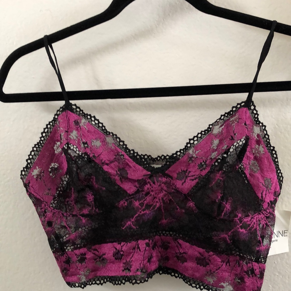 NWT Arianne Vintage Lace Camisole crop top size med